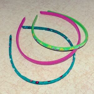 Trio Bundle of Headbands 💚 🩷 💙